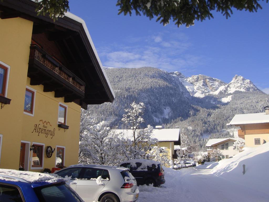Ferienwohnung Haus Alpengruß Lofer Exterior foto